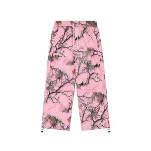 Mershier Pink Cargo Camo Pants Grunge‎ Baggy Unisex Large Gorbcore